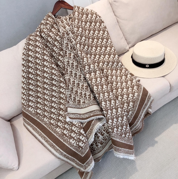 dior cape shawl scarf Square scarf - Picture 4 of 6